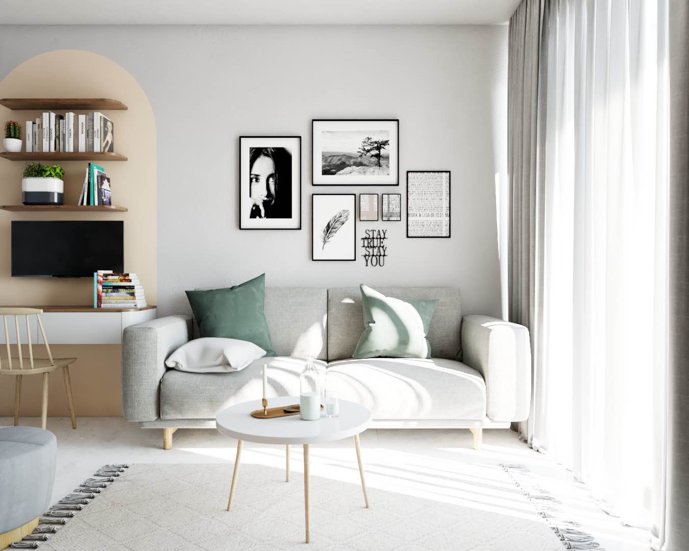 Không gian phòng ngủ chan hòa và ấm áp với thiết kế nội thất gỗ