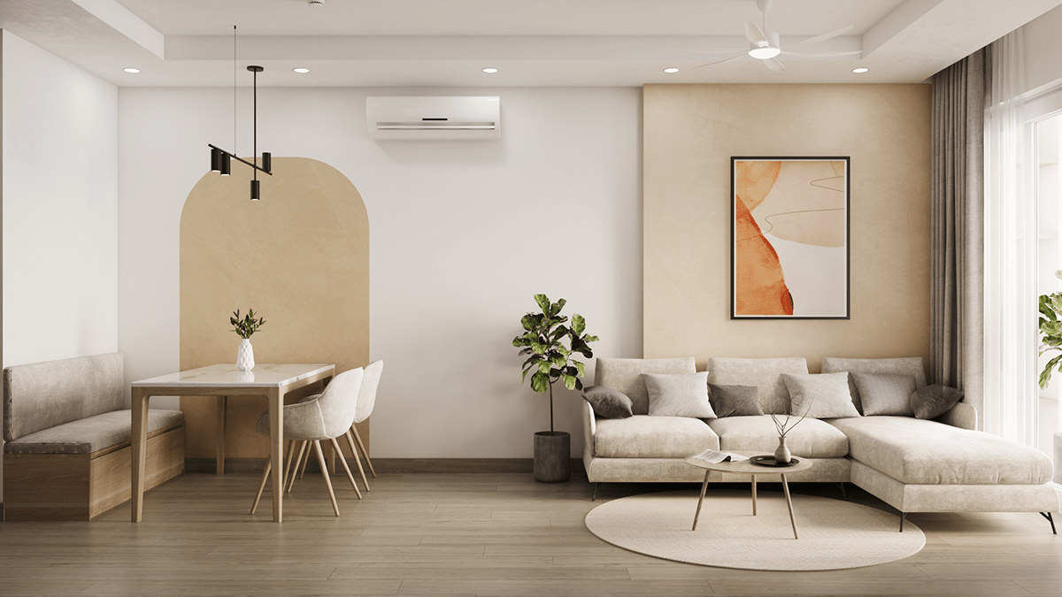 Thiết kế nội thất căn hộ Viva Plaza Quận 7 phong cách tối giản, hiện đại