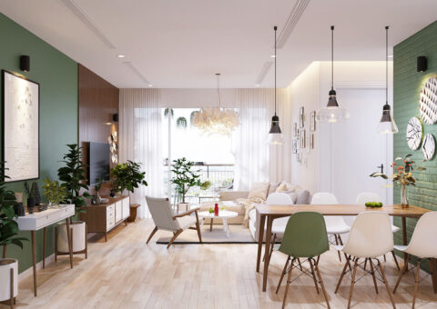 Tông màu đất, kết cấu tự nhiên & tán lá